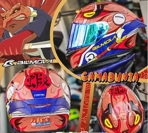 Motorcycle Helmet Bilmola x Naruto Limited Edition Collection : GAMABUNTA - Picture 1 of 12