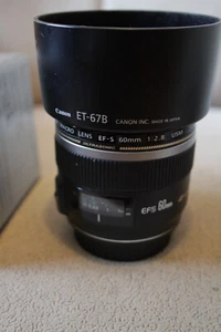 Canon EF-S 60mm F/2.8 USM Lens - Picture 1 of 2