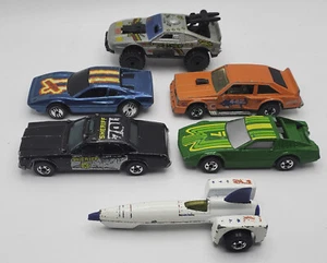 Lot of 6 Vintage Hot Wheels - Armored Car, 442, Jet Rocket, Sheriff, Ferrari 308 - Picture 1 of 2