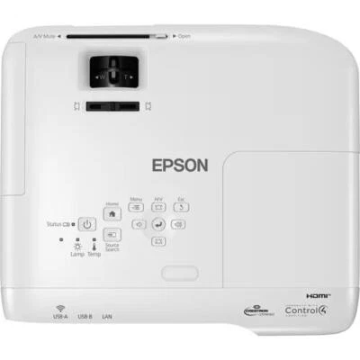 Epson V11HA03020 118 PowerLite 3LCD HA03A Classroom Projector 2 HDI- 3800 Lumens - Image 1 of 4