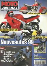 MOTO JOURNAL N°1339 KAWA DRIFTER 800 / TRIUMPH SPRINT ST / HONDA XLV 1000