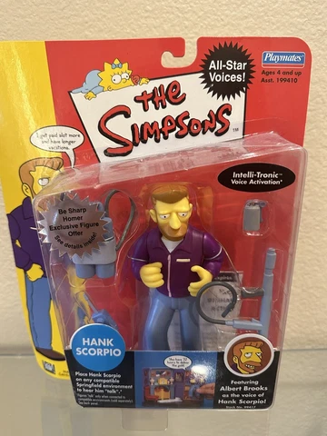 Playmates The Simpsons: HANK SCORPIO World of Springfield wos  All Star voices Cover