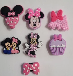 7 pcs  Disney / Minnie Mouse charms for croc shoes - Picture 1 of 1