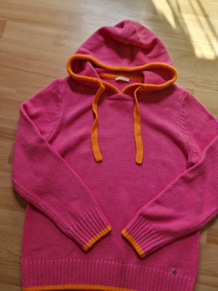 STRANDFEIN Strick Hoodie neu 38 Pink Orange - Bild 1 von 4