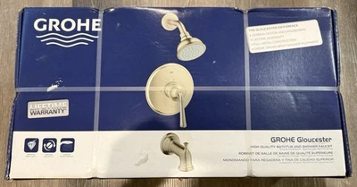 Кран для ванны и душа Grohe Gloucester35059ENO матовая никелевая отделка🚿💦 - Изображение 1 из 3