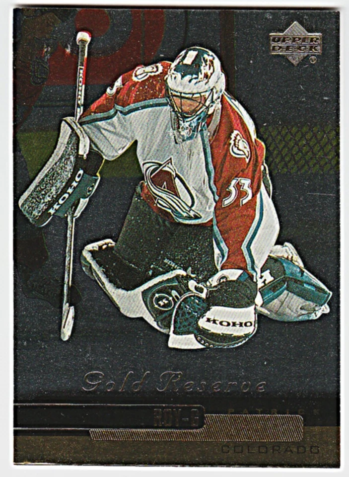 1999-00 UPPER DECK GOLD RESERVE #210 PATRICK ROY Colorado Avalanche - Image 1 of 1