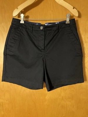 Boden Black Chino Shorts Stretch Pockets 6” Inseam Sz US 8 R - Image 1 of 4