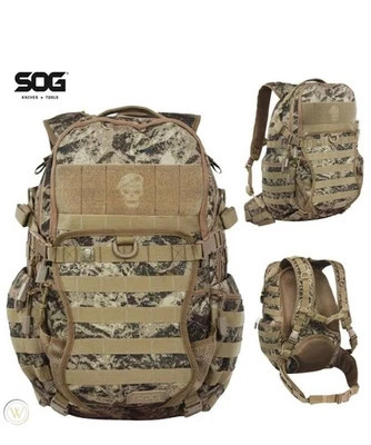 Mochila militar tática SOG Opord Molle Pack Canyon camuflagem compatível com hidratação - Imagem 1 de 4