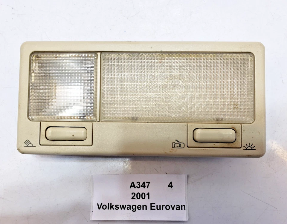 ✅1999-2003 OEM Volkswagen Eurovan GLS верхняя крыша купол карта чтения внутренний свет - Изображение 1 из 4