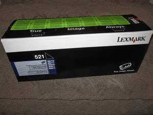 Lexmark 521 Black Toner Cartridge 52D1000 Genuine MS710 MS711 MS810 MS811 MS812 - Picture 1 of 6