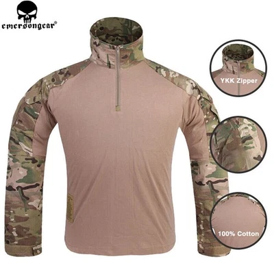Camisas tácticas Emerson G3 BDU ropa de combate airsoft caza tops camuflaje XXL EE. UU. Foto 1 de 4