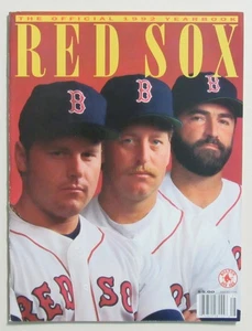 Anuario oficial del equipo de los Medias Rojas de Boston 1992 Roger Clemens cubierta 186047 - Imagen 1 de 1