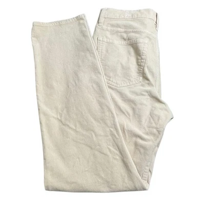 Pantalones de pana J.Crew para mujer 29 altos bronceados piedra vintage ajustados rectos tiro medio Foto 1 de 4