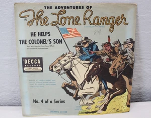Vtg 1950's The Adventures of the Lone Ranger #4 He Helps The Colonel's Son - Picture 1 of 5