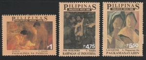 Philippinen 1990 Sc # 2042-44 Philatelistische Woche MNH OG - Bild 1 von 1