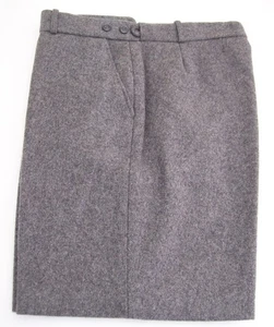 Boys Grey Flannel School Shorts Waist 32 inches 1960s Prep School Shorts - Picture 1 of 10