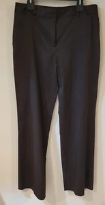 Pantalones de vestir Ann Taylor Factory talla 14, marrón, forrados, para mujer, Margo, nuevos con etiquetas - Imagen 1 de 5
