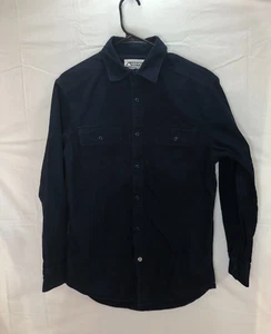 Mountain Khakis Shirt Mens S DK Blue Flannel Button Up Camp Hiking Jackson Hole - Picture 1 of 13