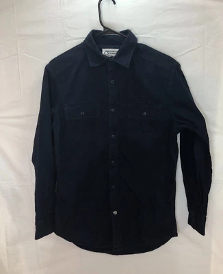 Mountain Khakis Shirt Mens S DK Blue Flannel Button Up Camp Hiking Jackson Hole - Image 1 of 4