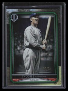 2020 Topps Tribute Green 22 Ty Cobb 16/99