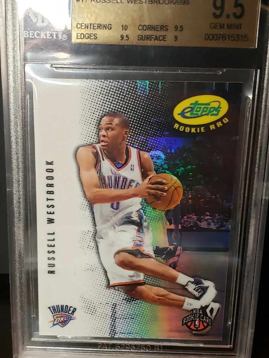 Topps Russell Westbrook Basketball Rookie Sports Trading Cards for