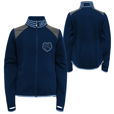 Outerstuff NBA Youth Girls Memphis Grizzlies Aviator Full Zip Jacket Cover