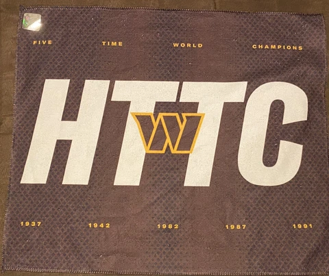 Washington Commanders Rally Towel 🔥NFL🔥15x18 Inches HTTC Officially Licensed Cover