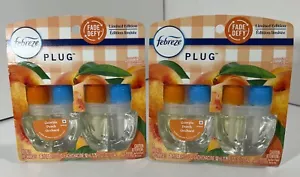2 X Febreze Plug Scented Oil Refills 2-Pack Georgia Peach Orchard Limited Editi - Picture 1 of 5