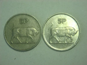 IRELAND 5 PENCE 1970 - 1982 - Picture 1 of 2