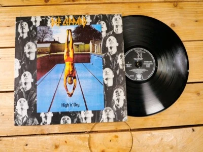 DEF LEPPARD HIGH 'N' DRY 33T LP VINYLE EX COVER EX ORIGINAL 1981 - Photo 1/4