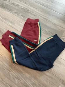 NWOT Skechers maroon & navy sweatpants size 8 bundle of 2 - Picture 1 of 4