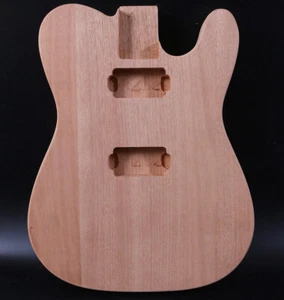 DIY Guitar Body Mahogany bolt On heel Tele Style HH Pickups Tele Style - Picture 1 of 6