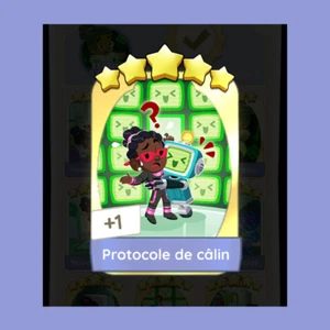 Monopoly_Go_⚡️ 18 : Protocole de câlin GOLD Carte 5 étoiles - Photo 1/1