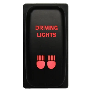 Druckschalter 120R 12V FAHRLICHT EIN-AUS LED Rot für Mitsubishi Shogun Chal... - Bild 1 von 2