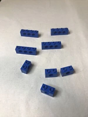 Lot de 8 LEGO Technic Brique Bleu Avec Trou  - Divers Taille￼ - Photo 1/4