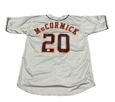 Chas McCormick Signed Houston Astros Custom Jersey Beckett Witness BAS COA - Image 1 of 3