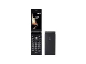 KYOCERA 501KC DIGNO KEITAI BLACK ANDROID FLIP PHONE UNLOCKED 502KC JAPAN New - Picture 1 of 6