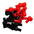 Black Red Battery Insulation Cover 12x20mm Boots Insulating Tool Parts