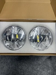 AUXBEAM Upgrade LED Fog Light For GMC Sierra 1500 2500HD 3500HD 2007-2013 chrome - Picture 1 of 3