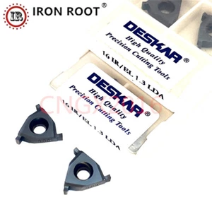 DESKAR 10P 16IR/EL 1.3 LDA CNC Cutting Tool Shallow Groove Carbide Insert SER - Picture 1 of 6