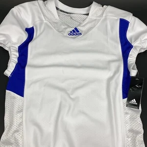 adidas Techfit Hyped Football Jersey Men's Football White + Blue AZ9298 Large - Picture 1 of 5