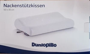 Dunlopillo Nackenstützkissen Reißverschluss Bezug waschbar B 30xH 7/10xL 50 cm