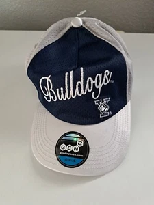 Yale University Bulldogs Girls Gen 2 Adjustable Ball Cap Hat NEW Navy Blue Gray - Picture 1 of 4