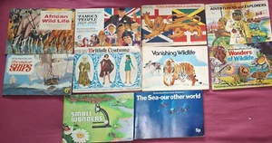 Brooke Bond/PG Tips Tea Card Album collection 10x vintage albums some complete - Picture 1 of 6