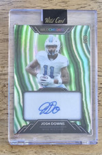 JOSH DOWNS - 2023 WILD CARD WILDCHROME RC AUTO - 2/10 - #WCS-56