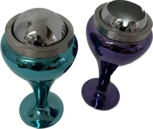 PORTACENERE IN ALLUMINIO DA TAVOLO 2 DIVERSI COLORI IDEA REGALO J61 - Picture 1 of 9