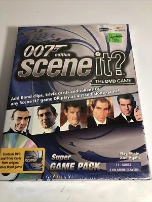 SCENE IT 007 JAMES BOND EDITION GAME PACK DVD + TRIVIA CARDS 2005 NEW SEALED - Image 1 of 4