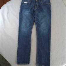 NAUTICA Men's Jeans Measures 38x33  Blue Light Wash Denim Pants Slim Fit Stretch