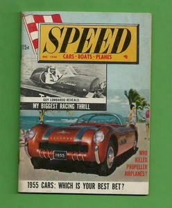 Rivista Velocità Auto Barche Aerei Dicembre 1954 Guy Lombardo 1955 Auto - Foto 1 di 2
