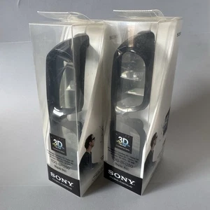 2x SONY Active 3D TV RF Black Glasses TDG-BR250 for 3D BRAVIA Televisions Pair - Picture 1 of 5